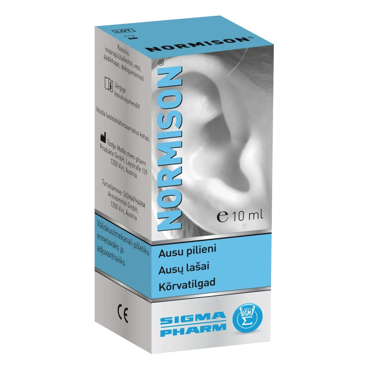 NORMISON KÕRVATILGAD 10ML - Tootepilt
