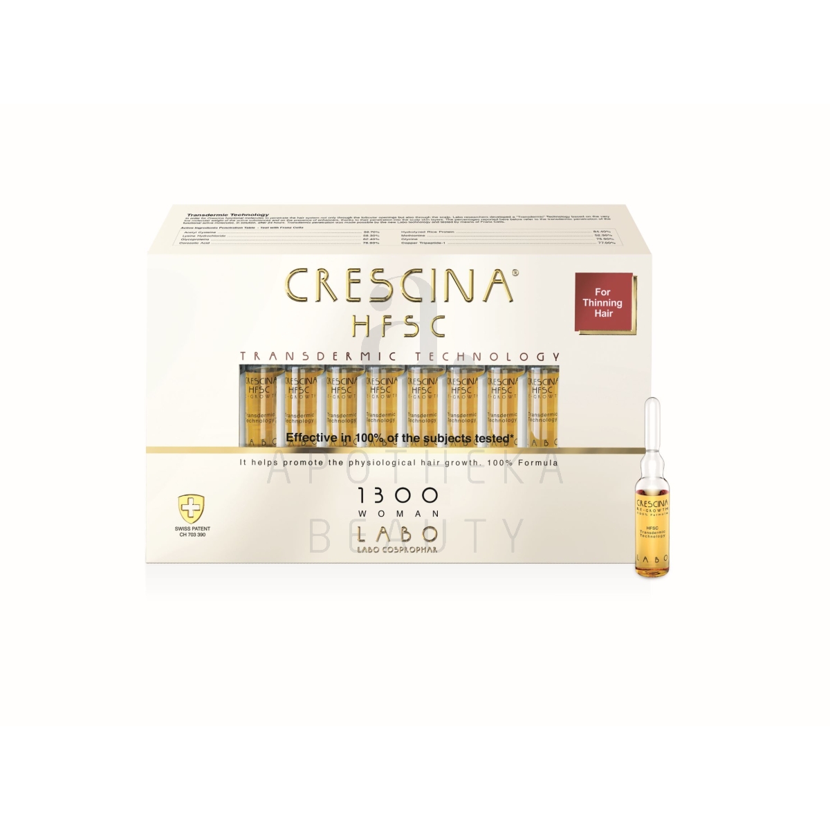 CRESCINA TRANSDERMIC 1300 AMPULLID NAISED 3,5ML N20 - Tootepilt