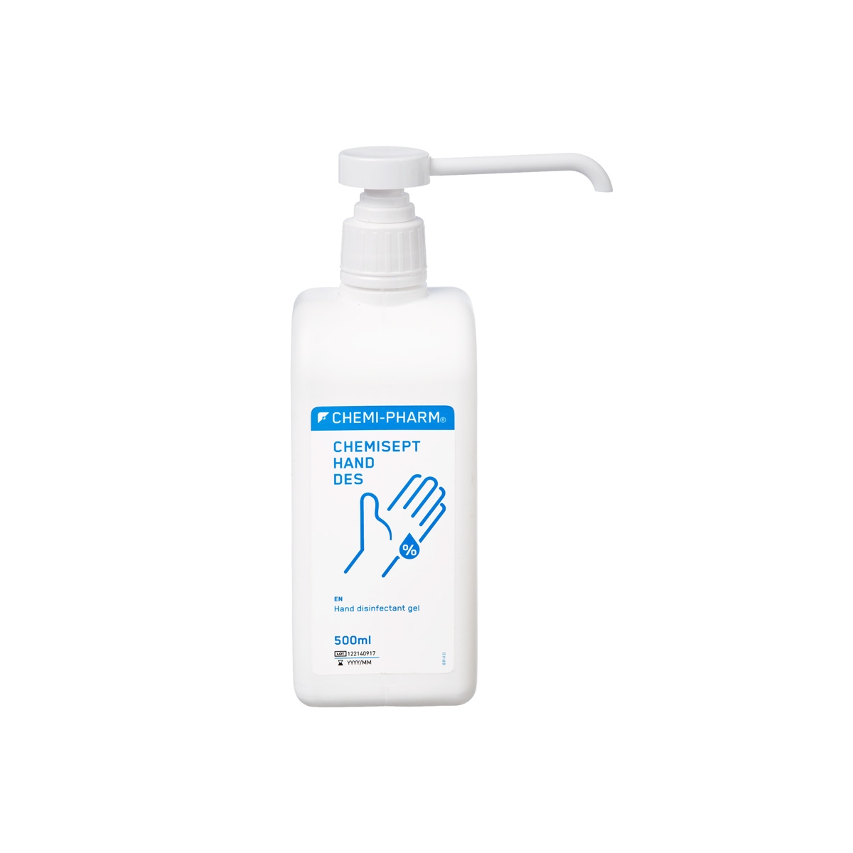 CHEMIPHARM CHEMISEPT HAND DES GEEL KÄTELE 500ML PUMBAGA - Tootepilt