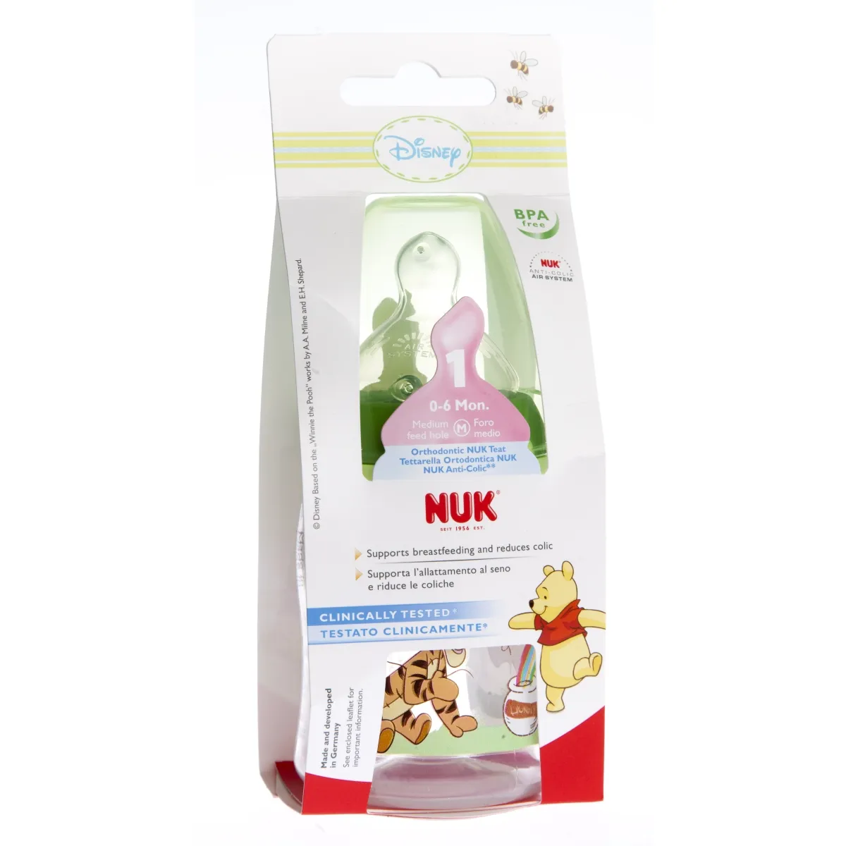 NUK FC LUTIPUDEL 1 DISNEY (SILIK) 0-6 KUUD 150ML - Tootepilt