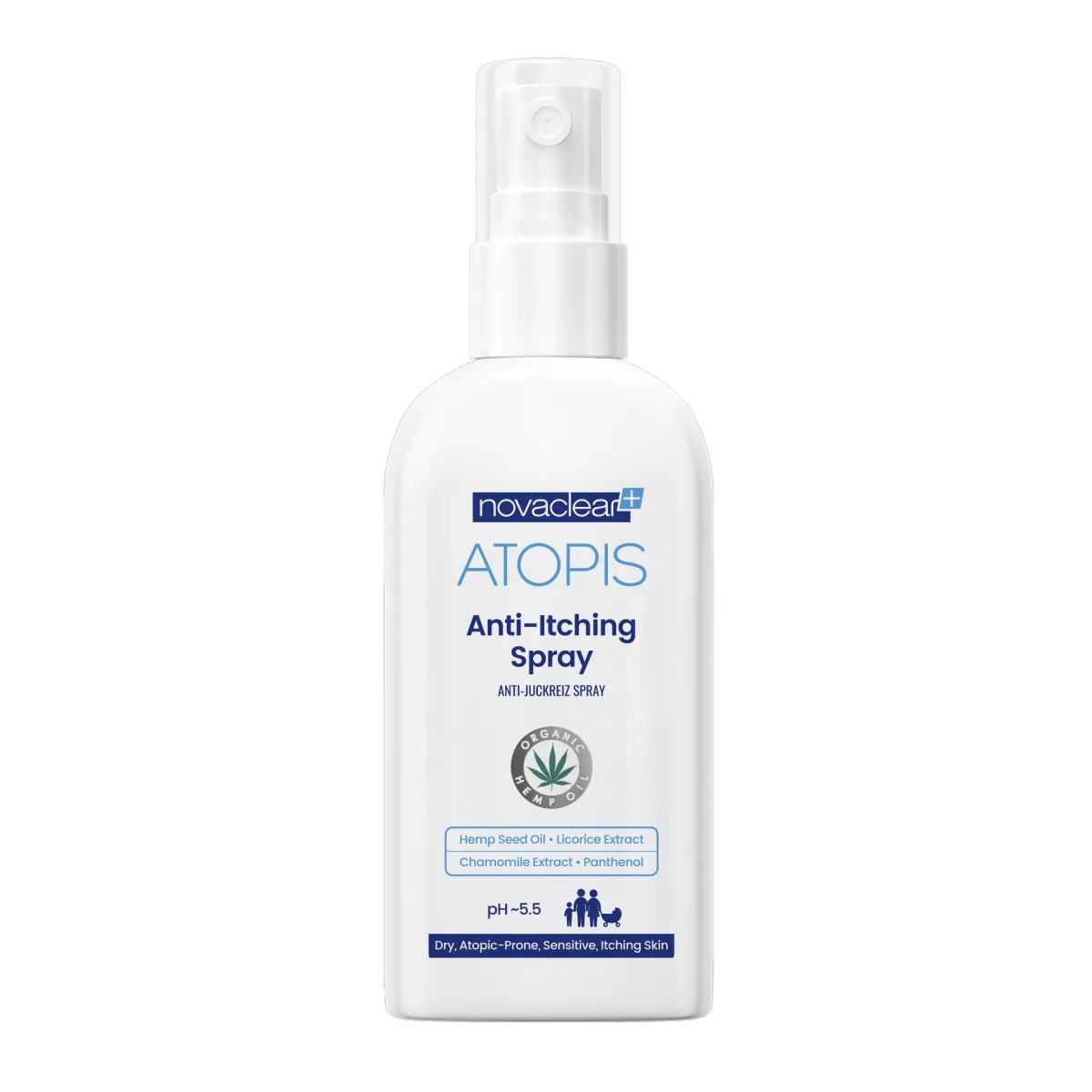 NOVACLEAR ATOPIS SÜGELUSVASTANE SPREI 100ML - Tootepilt