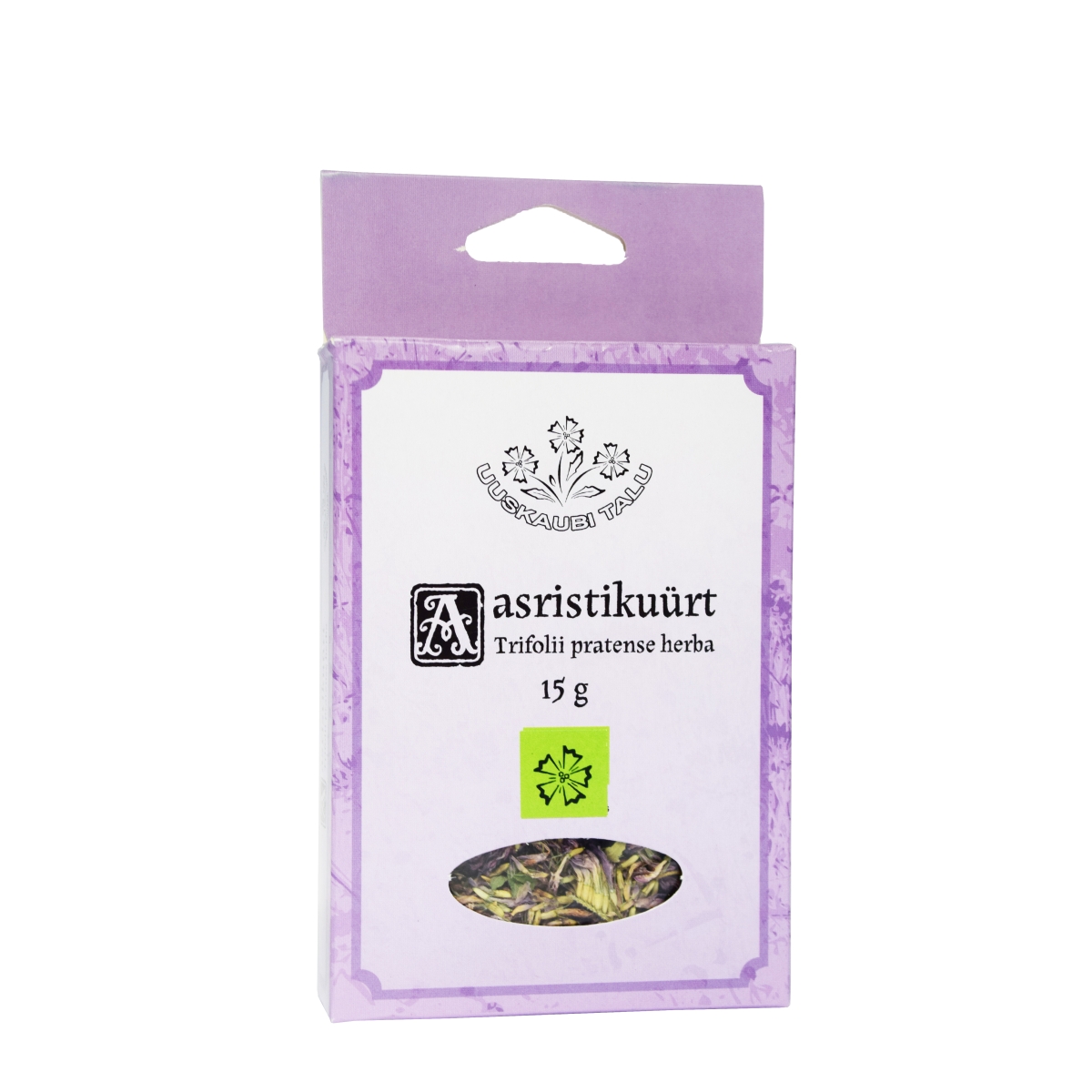 AASRISTIKUÜRT (TRIFOLII PRATENSE HERBA) 15G (KARP)