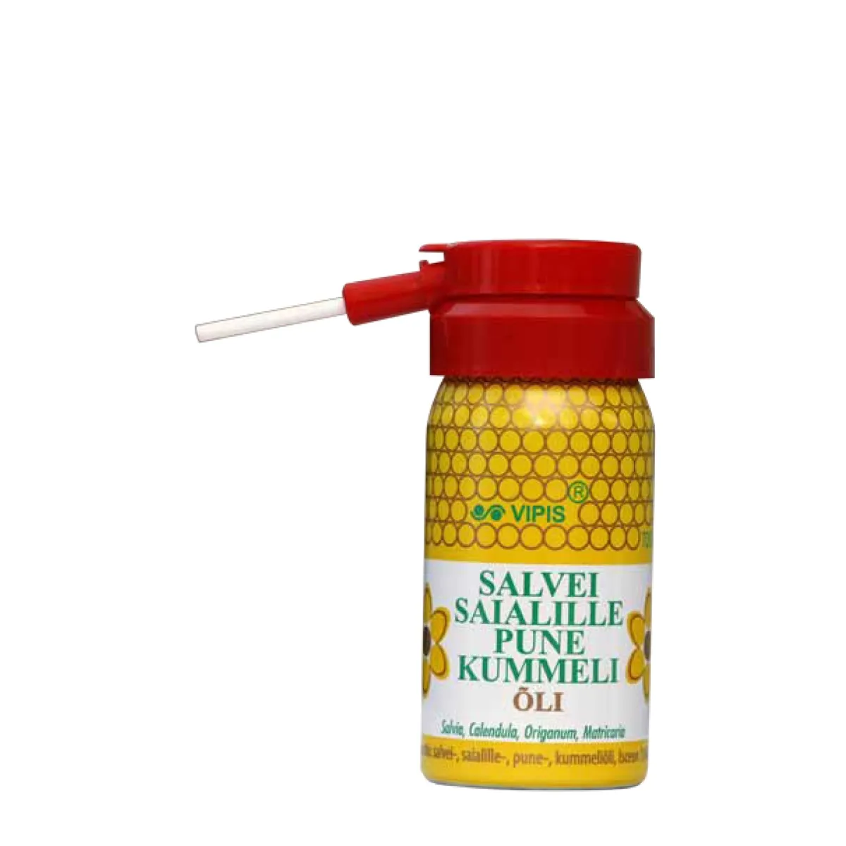VIPIS SALVEI-SAIALILL-PUNE-KUMMEL ÕLI AEROSOOL 31G - Tootepilt