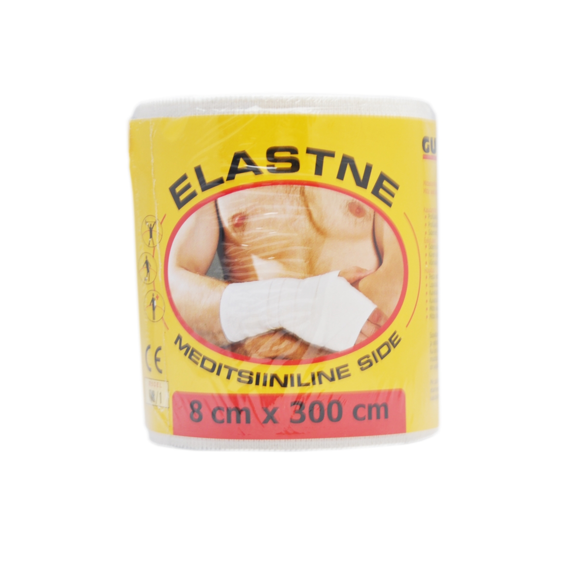 ELASTIKSIDE GUMTERAS  8CMX3M (KINNITUSKLAMBRIGA) - Tootepilt