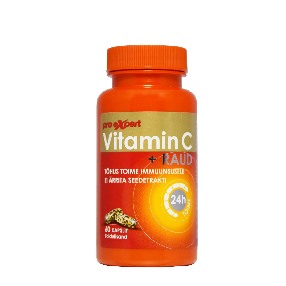 VITAMIN C PRO EXPERT+RAUD KAPSLID N60 - Tootepilt