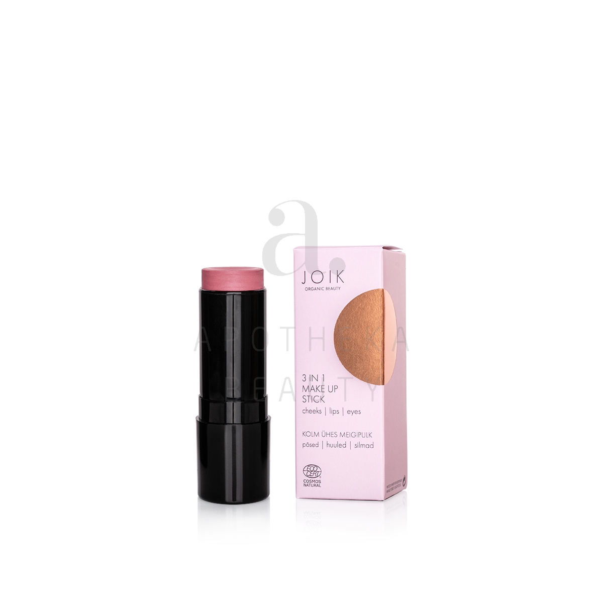 JOIK ORGANIC MEIGIPULK KOLM ÜHES 02 MAUVE MAGIC 8,5G - Tootepilt 1