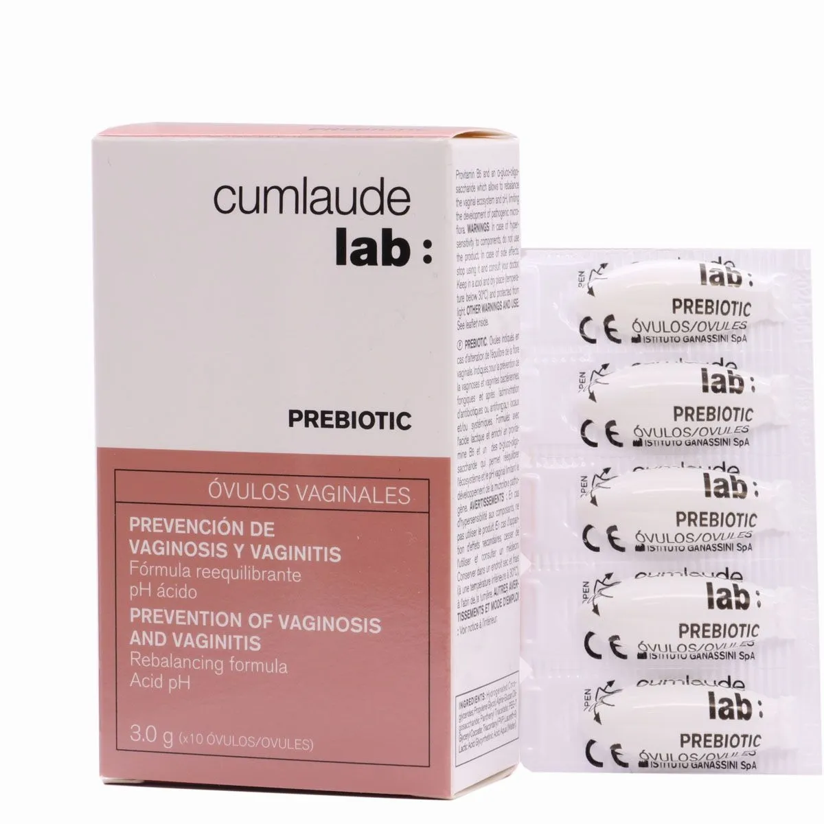 CUMLAUDE VAGINAALSED OOVULID PREBIOOTILISED 3G N10 - Tootepilt