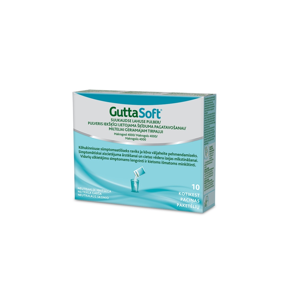 GUTTASOFT SUUKAUDNE PULBER N10 - Tootepilt