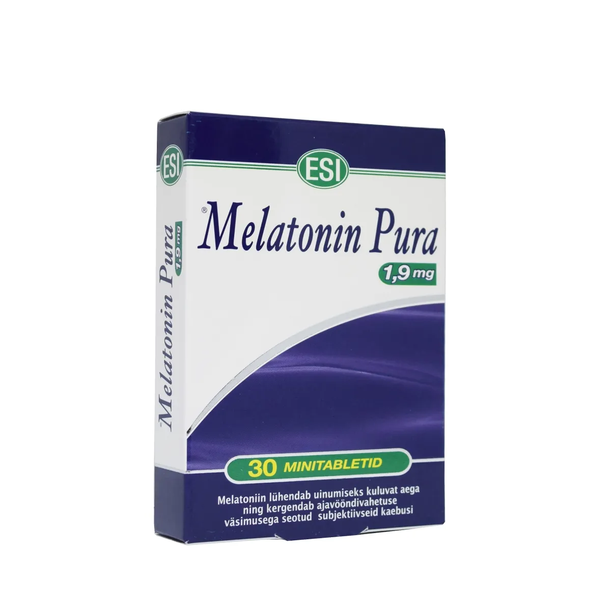 MELATONIIN ESI MINITABLETID 1,9MG N30 - Tootepilt