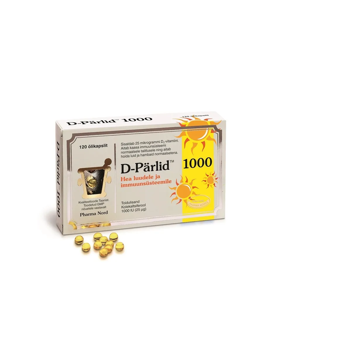 D-PÄRLID 1000 KAPSLID N120 - Tootepilt