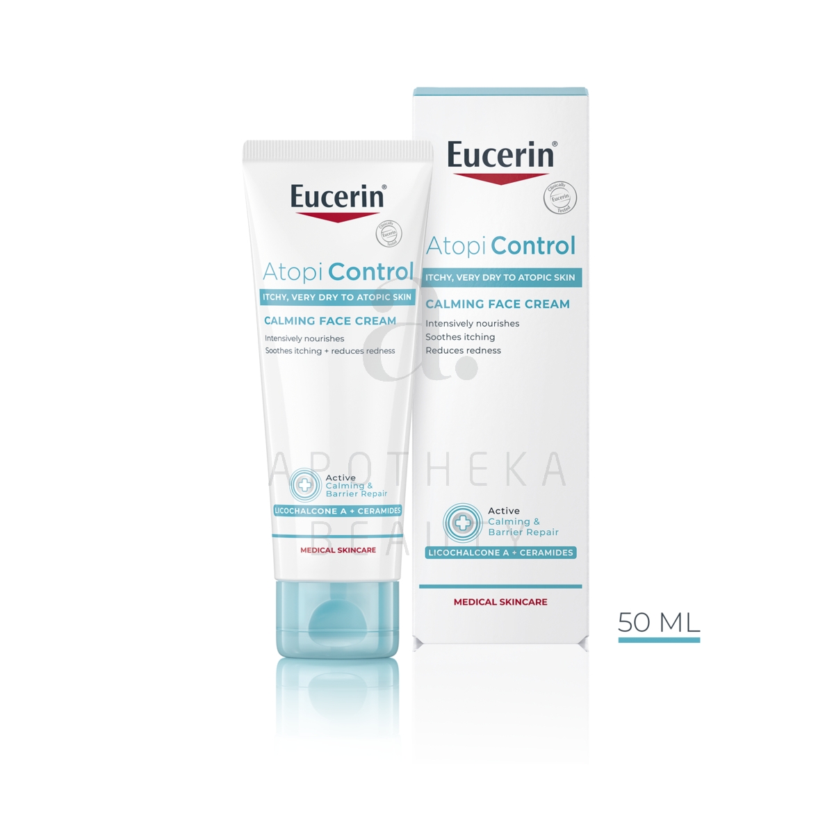EUCERIN ATOPICONTROL NÄOHOOLDUSKREEM 50ML - Tootepilt
