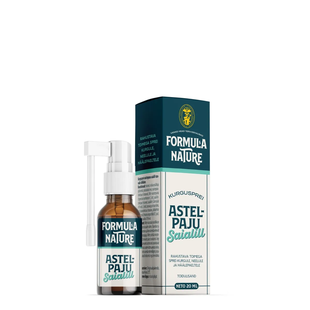 FORMULA NATURE KURGUSPREI ASTELPAJU-SAIALILL 20ML - Tootepilt
