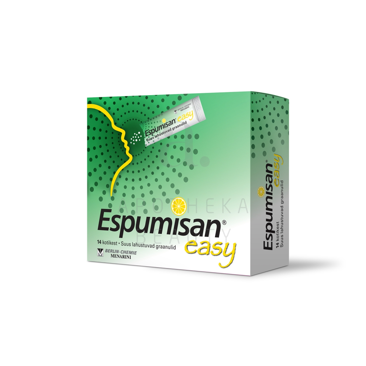 ESPUMISAN EASY SUUS LAH GRAANULID 125MG N14 - Tootepilt