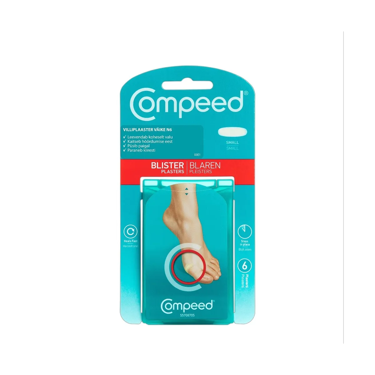 COMPEED VILLIPLAASTER VÄIKE N6