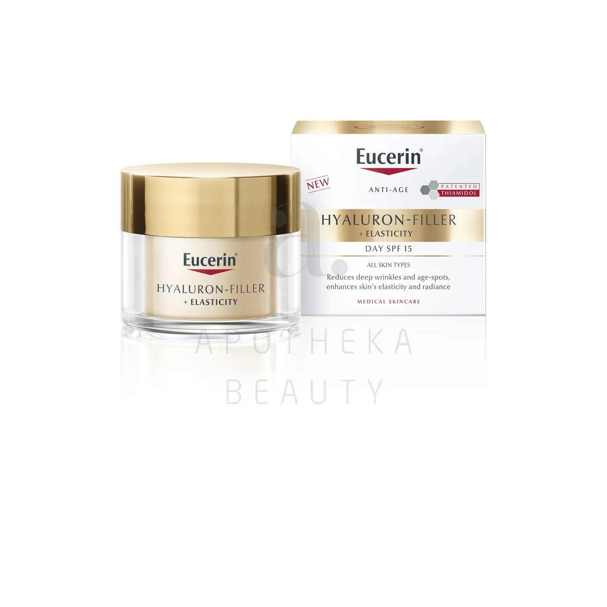 EUCERIN HYALURON FILLER+ELASTICITY PÄEVAKREEM 50ML - Tootepilt