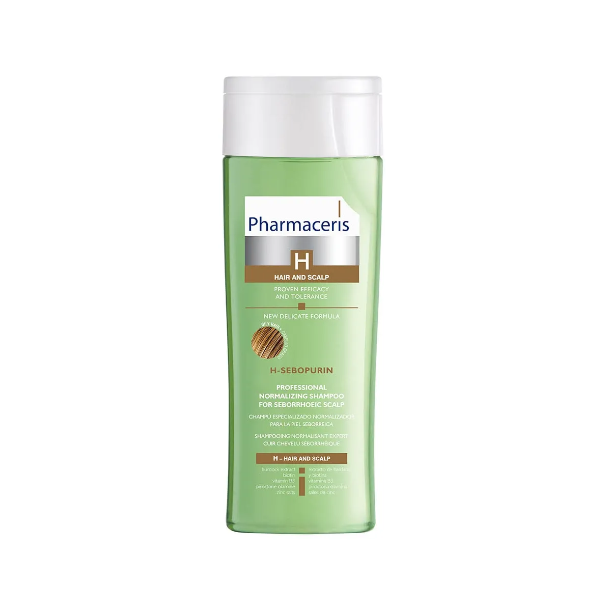 PHARMACERIS H SEBOPURIN SHAMPOON SEBORROILINE PEANAHK 250ML - Tootepilt