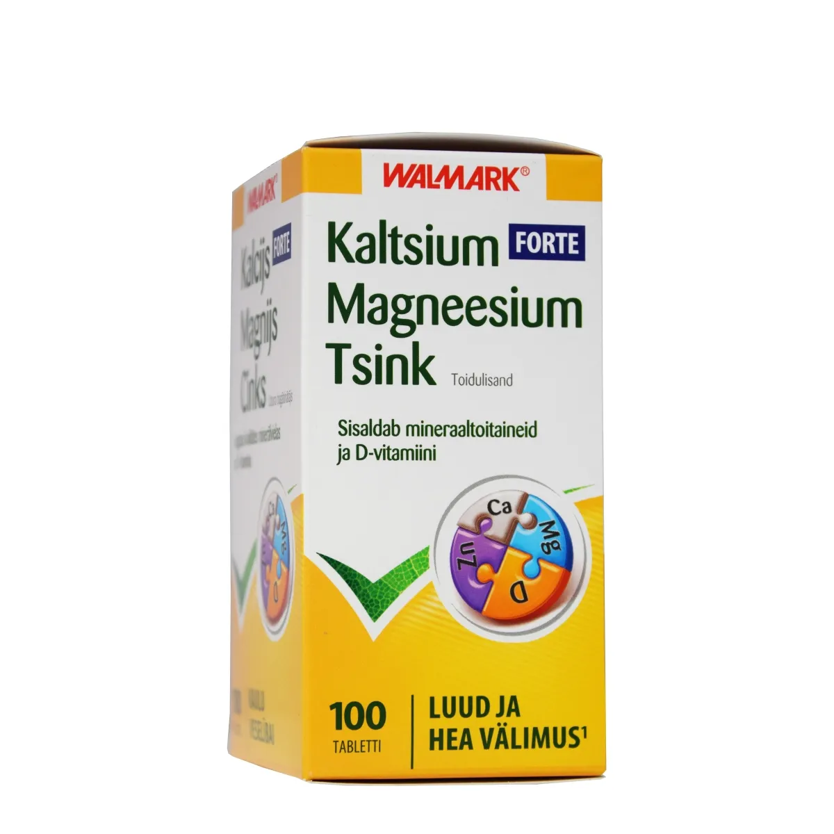 WALMARK KALTSIUM MAGNEESIUM TSINK FORTE TBL N100 - Tootepilt