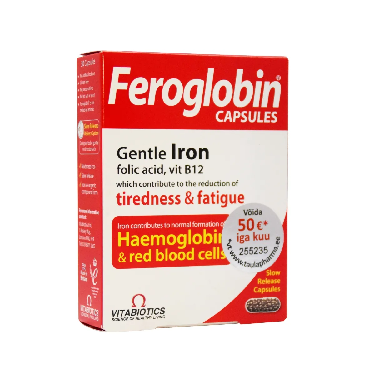 FEROGLOBIN B12 CAPS N30 - Tootepilt