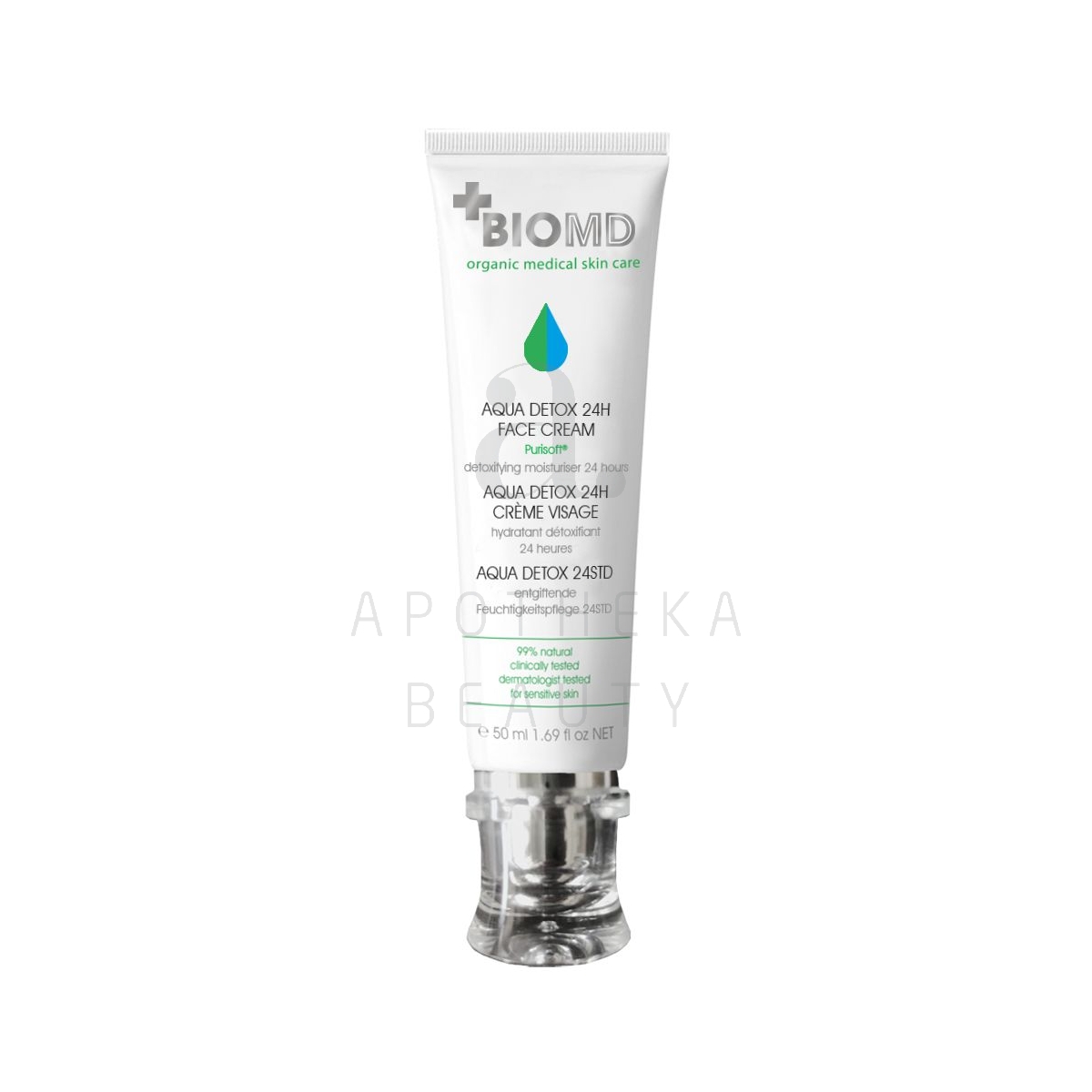 BIOMD AQUA DETOX NÄOKREEM UUENDAV 50ML - Tootepilt