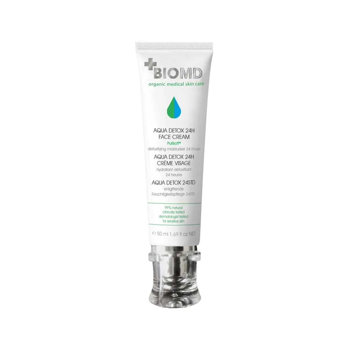 BIOMD AQUA DETOX NÄOKREEM UUENDAV 50ML - Tootepilt