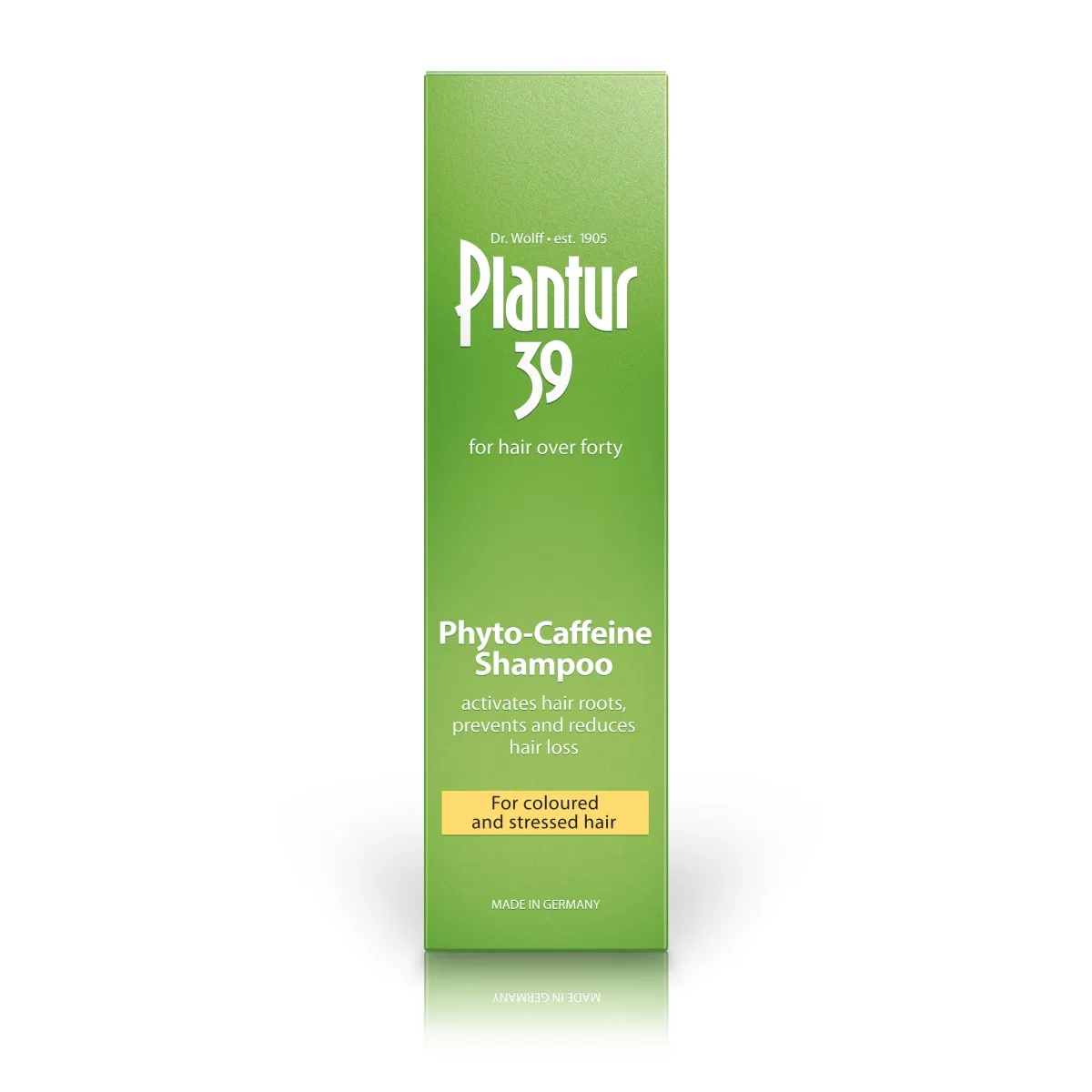 PLANTUR 39 PHYTO CAFFEINE SHAMPOON VÄRVITUD JUUSTELE 250ML - Tootepilt
