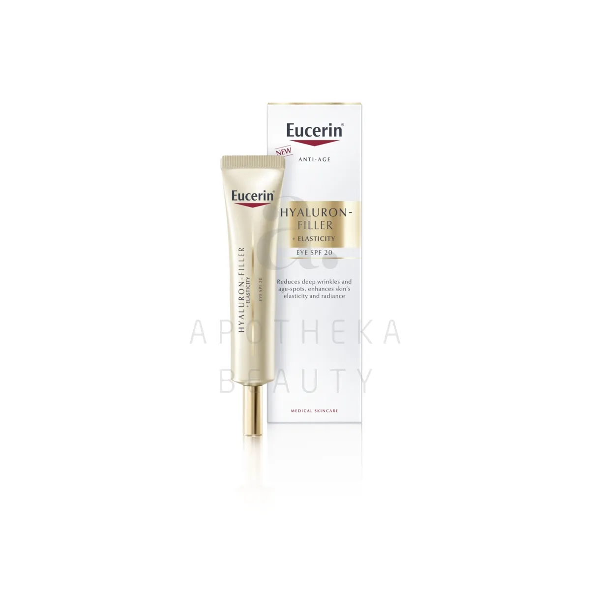 EUCERIN HYALURON FILLER+ELASTICITY SILMAÜMBRUSKREEM 15ML - Tootepilt