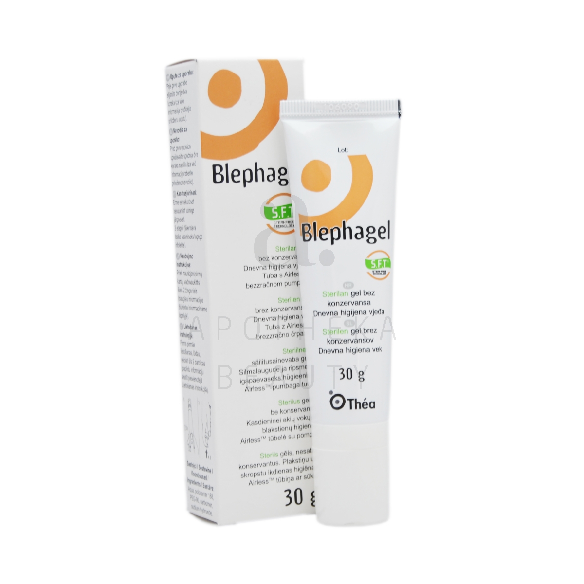 BLEPHAGEL GEEL SILMALAUGUDE HÜGIEENIKS 30G - Tootepilt