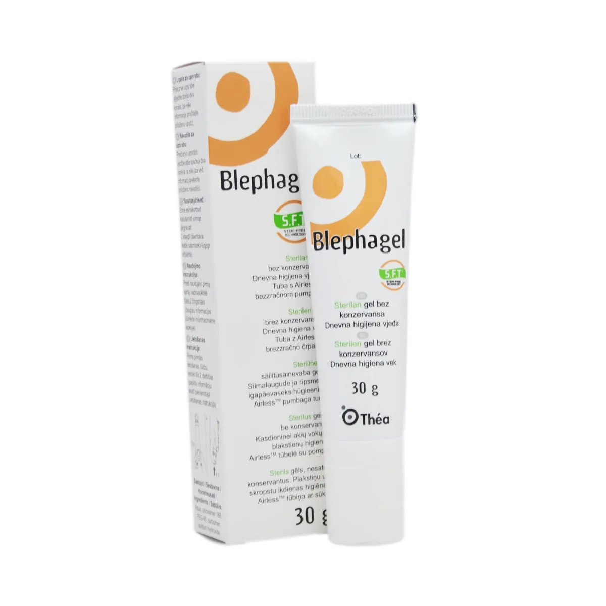 BLEPHAGEL GEEL SILMALAUGUDE HÜGIEENIKS 30G - Tootepilt