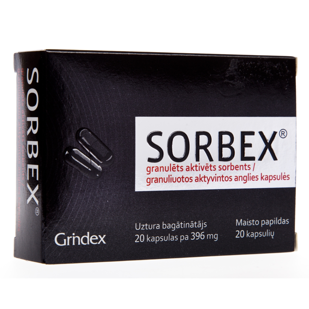 SORBEX CAPS 396MG N20 - Tootepilt