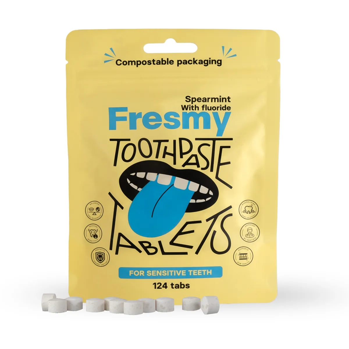 FRESMY HAMBAPESUTABLETID ROHEMÜNT N124 - Tootepilt