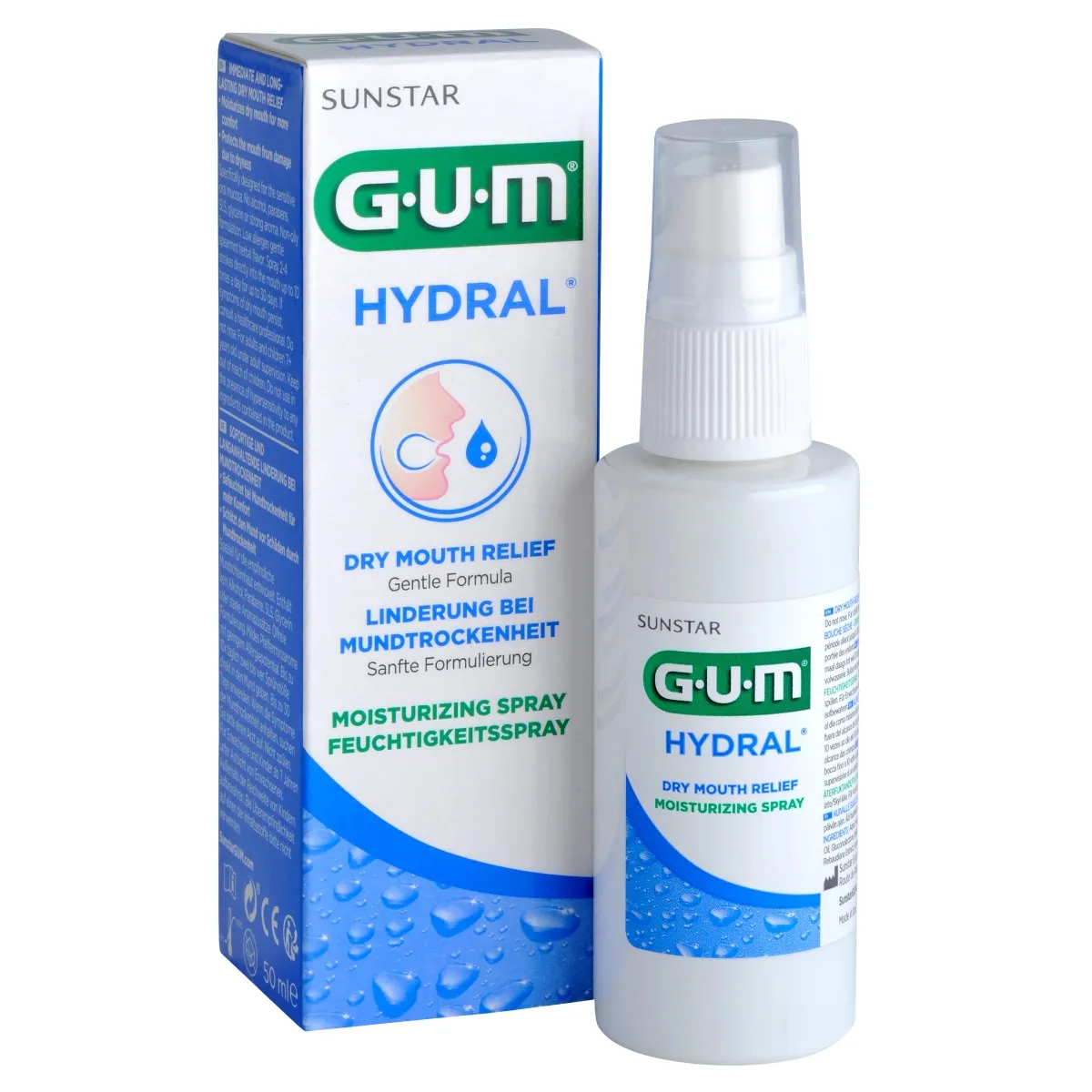 GUM HYDRAL SPREI SUUKUIVUSE LEEVENDAMISEKS 50ML - Tootepilt