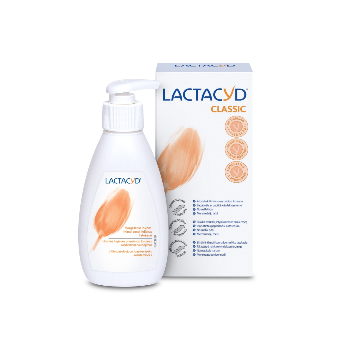 LACTACYD INTIIMPESUVEDELIK 200ML PUMBAGA - Tootepilt
