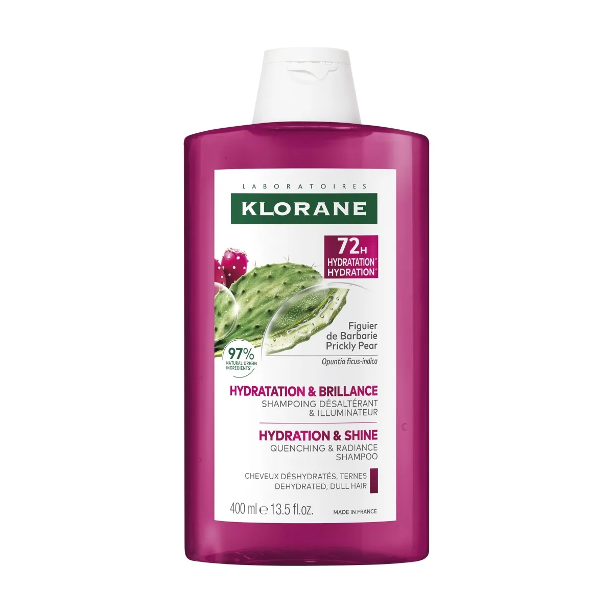 KLORANE SHAMPOON 72H NIISUTAV JA SÄRA ANDEV 400ML - Tootepilt