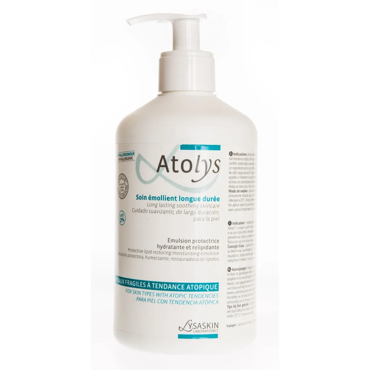 ATOLYS EMULSIOON ATOOPILISELE NAHALE 500ML - Tootepilt