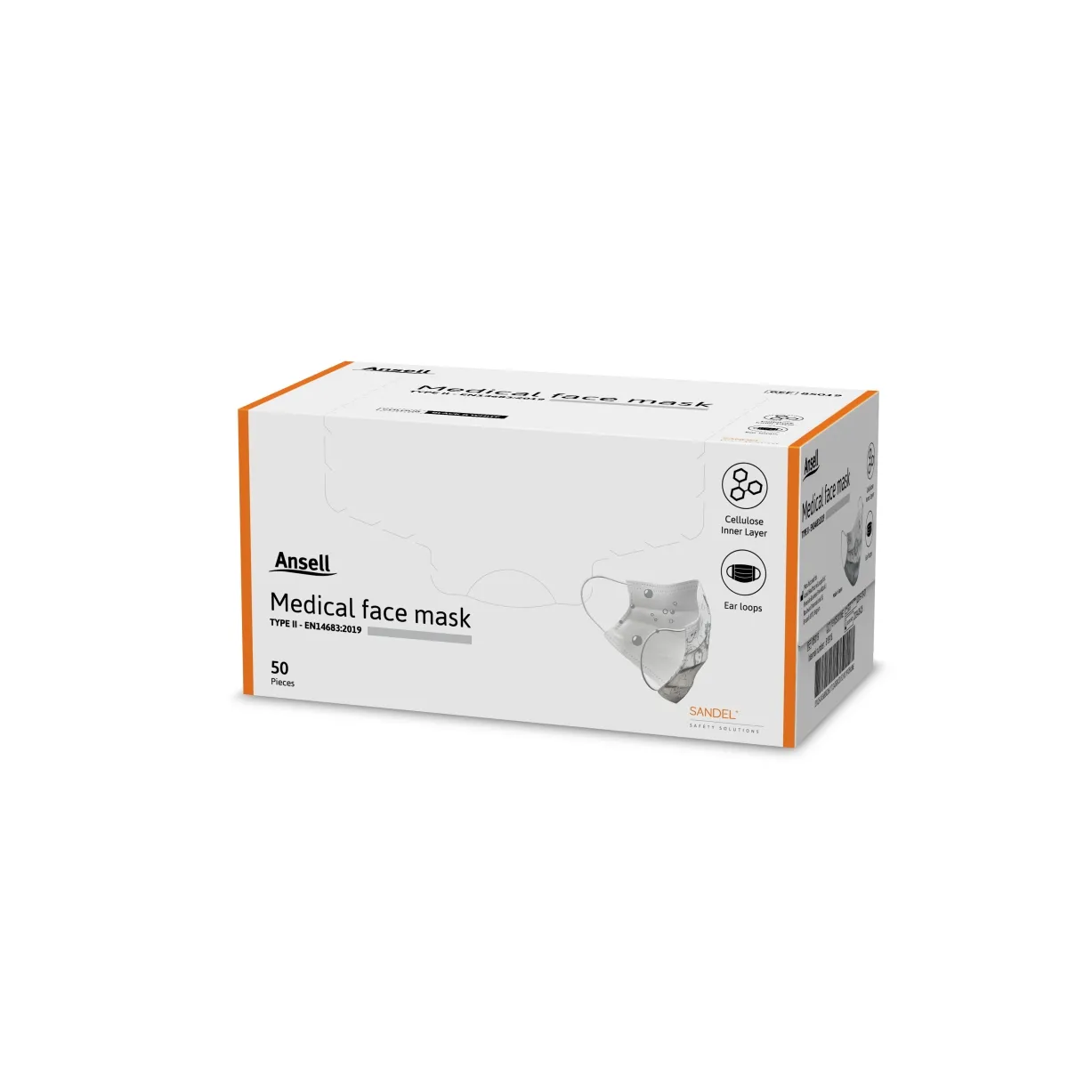 MASK MEDITSIINILINE ANSELL LASTELE AL.5 A TÜÜP II N50 - Tootepilt