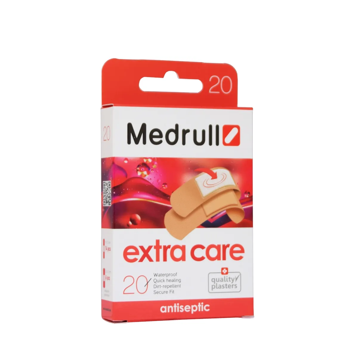 MEDRULL PLAASTER EXTRA CARE ANTISEPTILINE N20 - Tootepilt