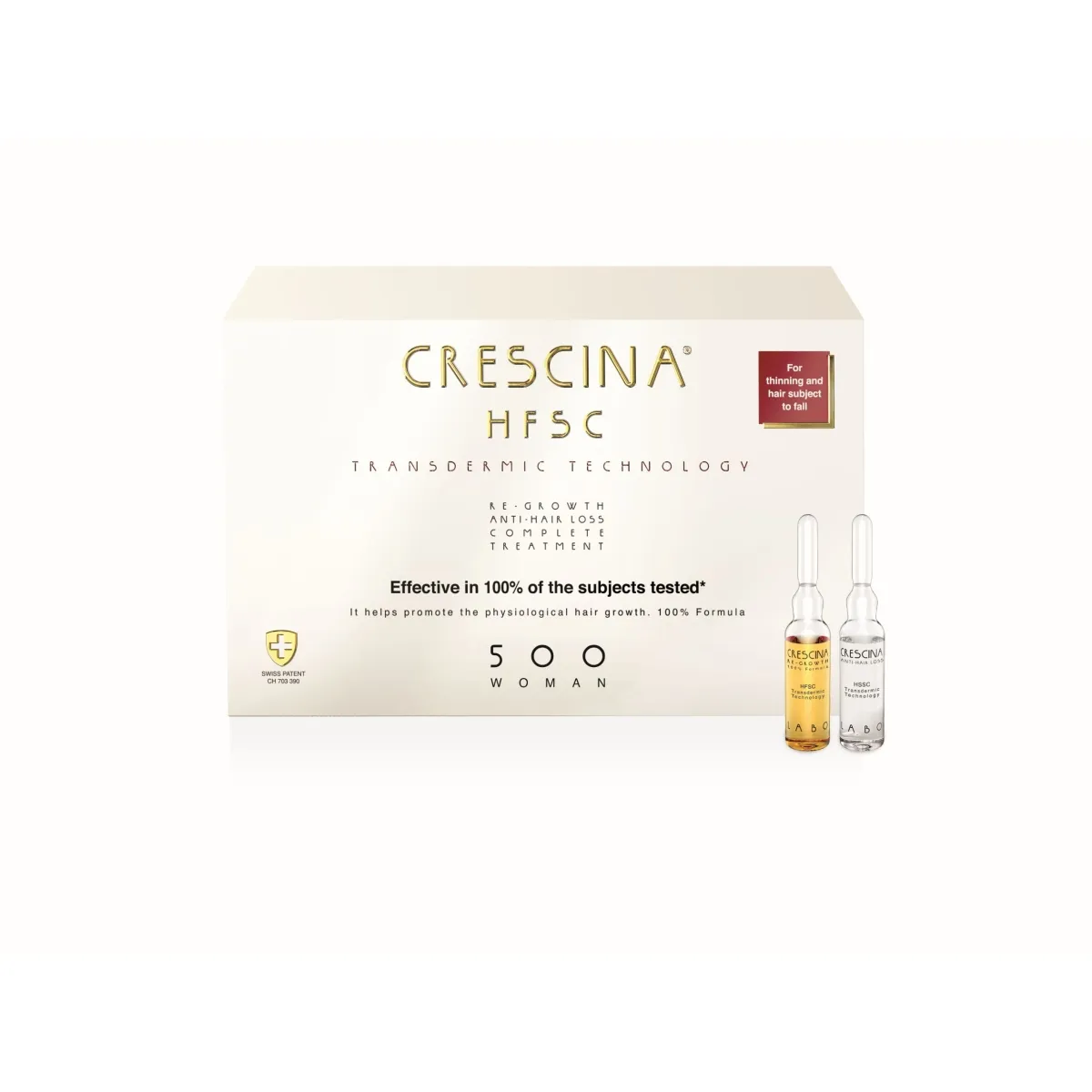 CRESCINA TRANSDERMIC 500 AMPULLID NAISED 3,5ML N10+10 - Tootepilt