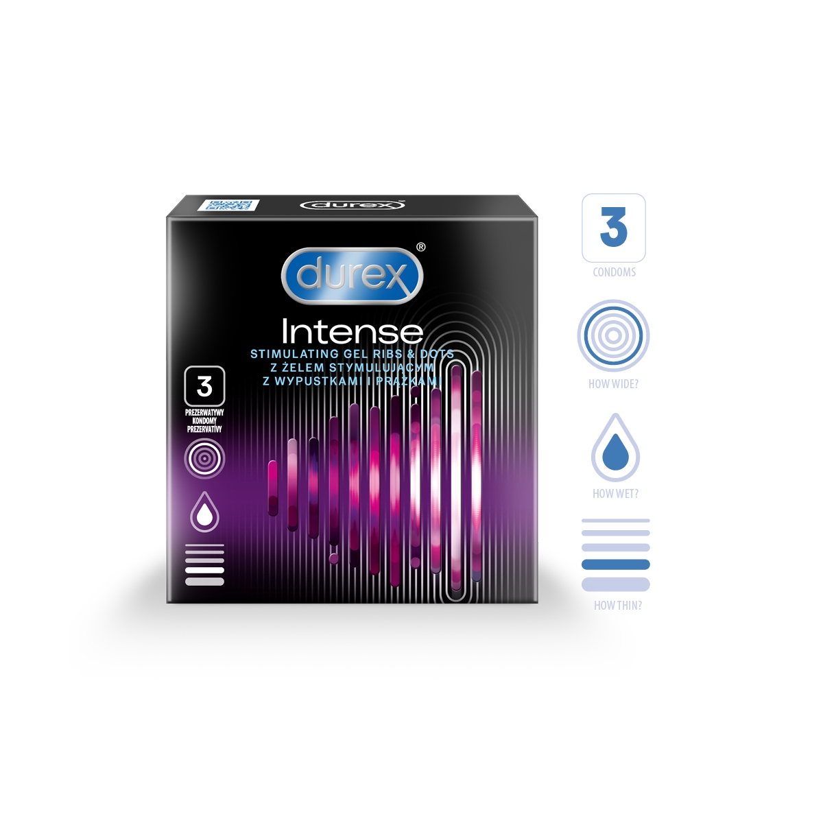 DUREX KONDOOMID INTENSE N3 - Tootepilt