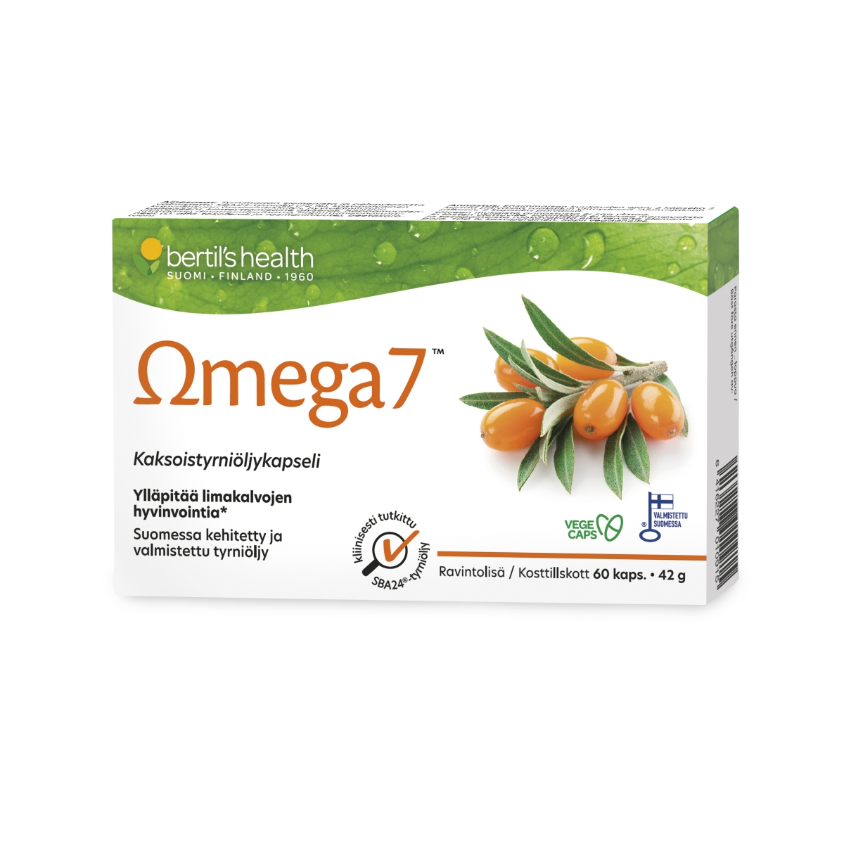 OMEGA 7 ASTELPAJUÕLI KAPSLID N60 - Tootepilt