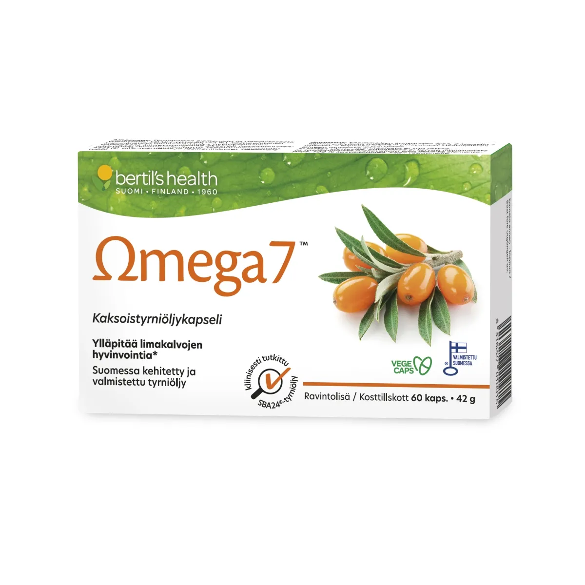 OMEGA 7 ASTELPAJUÕLI KAPSLID N60 - Tootepilt