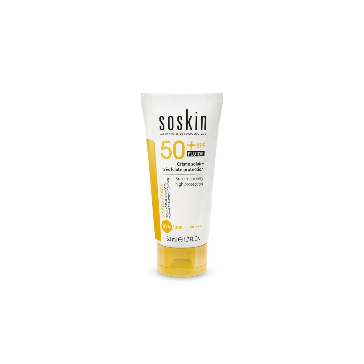 SOSKIN PARIS PÄIKSEKAITSEKREEM NÄOLE JA KEHALE SPF50+ 50ML - Tootepilt