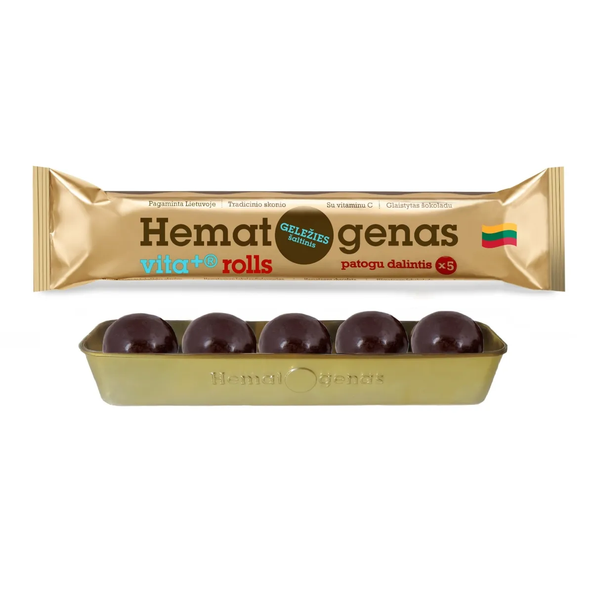 HEMATOGEEN VITA+ROLLS 65G - Tootepilt