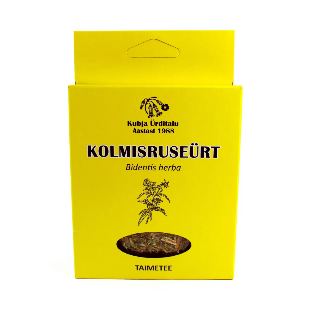 KUBJA KOLMISRUSE ÜRT (BIDENTIS HERBA) 20G (KARP) - Tootepilt