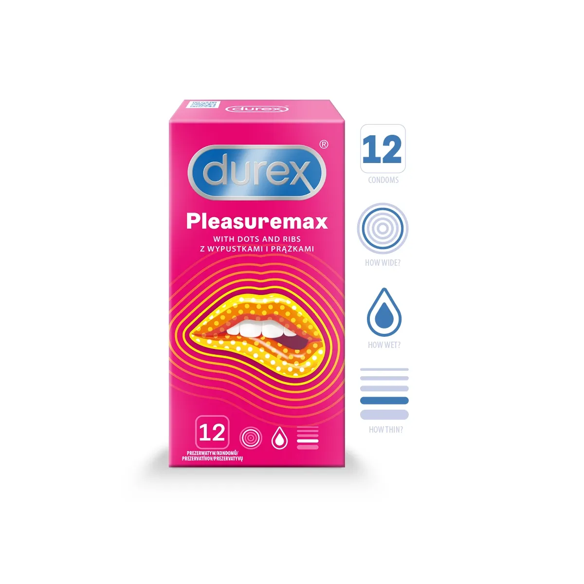 DUREX KONDOOMID PLEASUREMAX N12 - Tootepilt