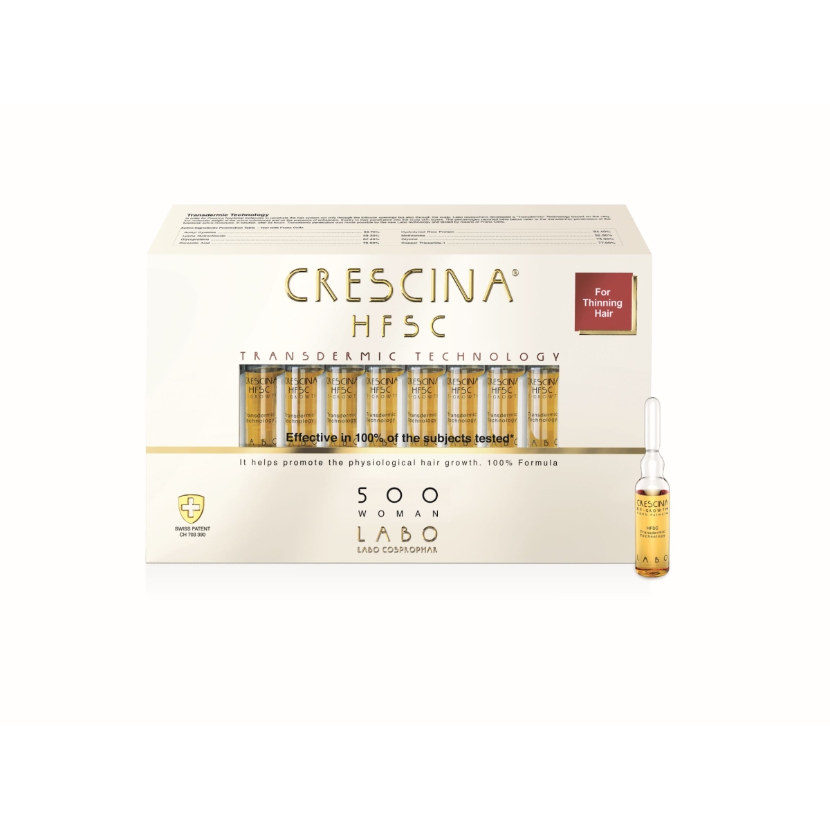 CRESCINA TRANSDERMIC 500 AMPULLID NAISTELE 3,5ML N20 - Tootepilt 1