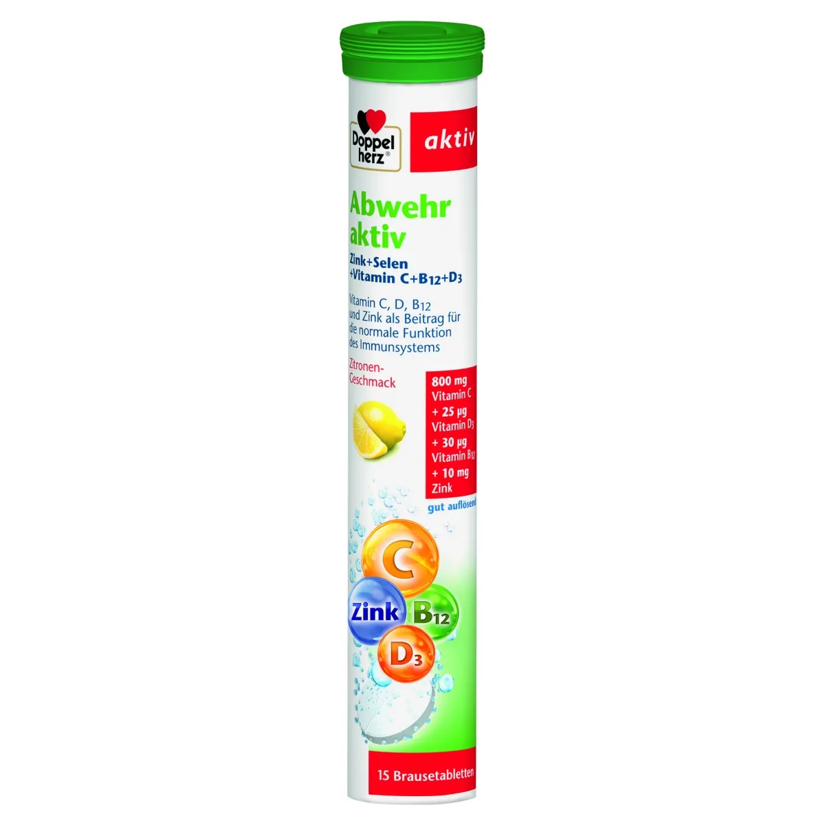 DOPPELHERZ AKTIV TSINK+SELEEN+C+B12+D3 KIHISEVAD TBL N15 - Tootepilt