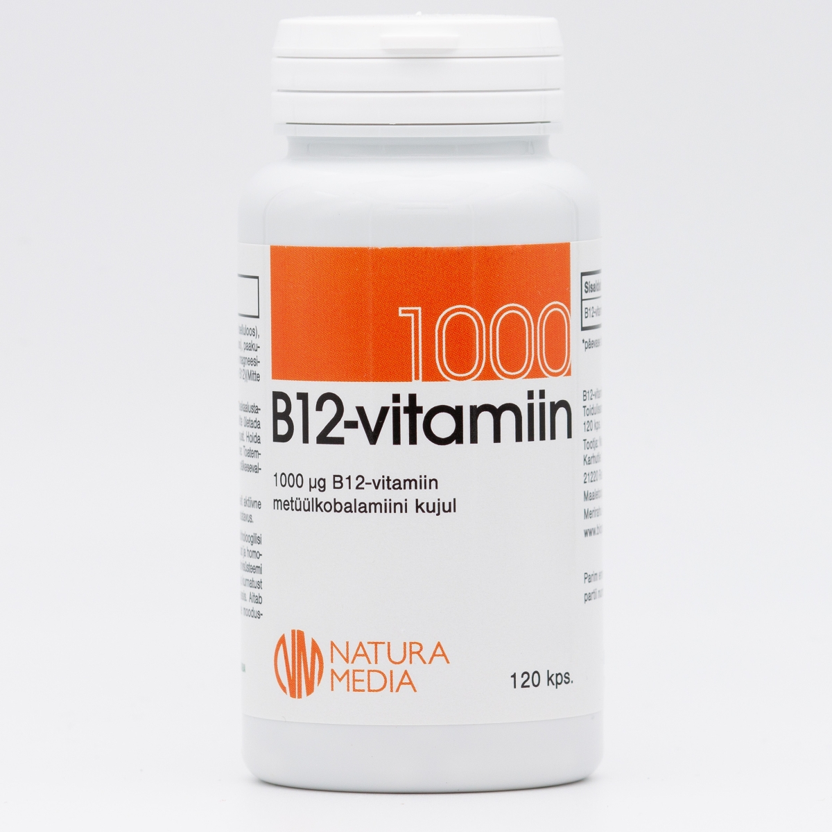 VITAMIIN B12 1000MCG KAPSLID N120 - Tootepilt