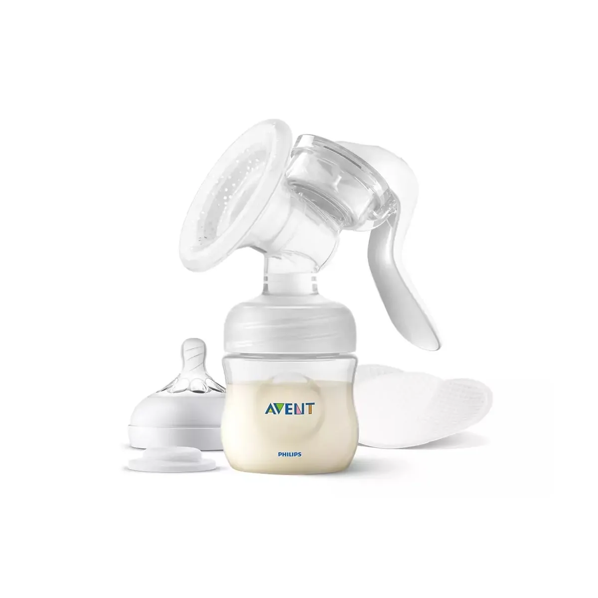 AVENT RINNAPUMP MANUAALNE+NATURAL LUTIPUDEL 125ML - Tootepilt