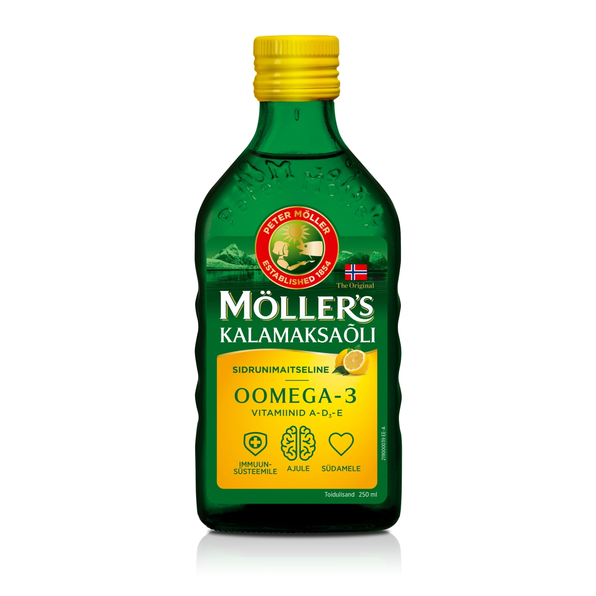 MÖLLERI KALAMAKSAÕLI (SIDRUNIMAITSELINE) 250ML - Tootepilt