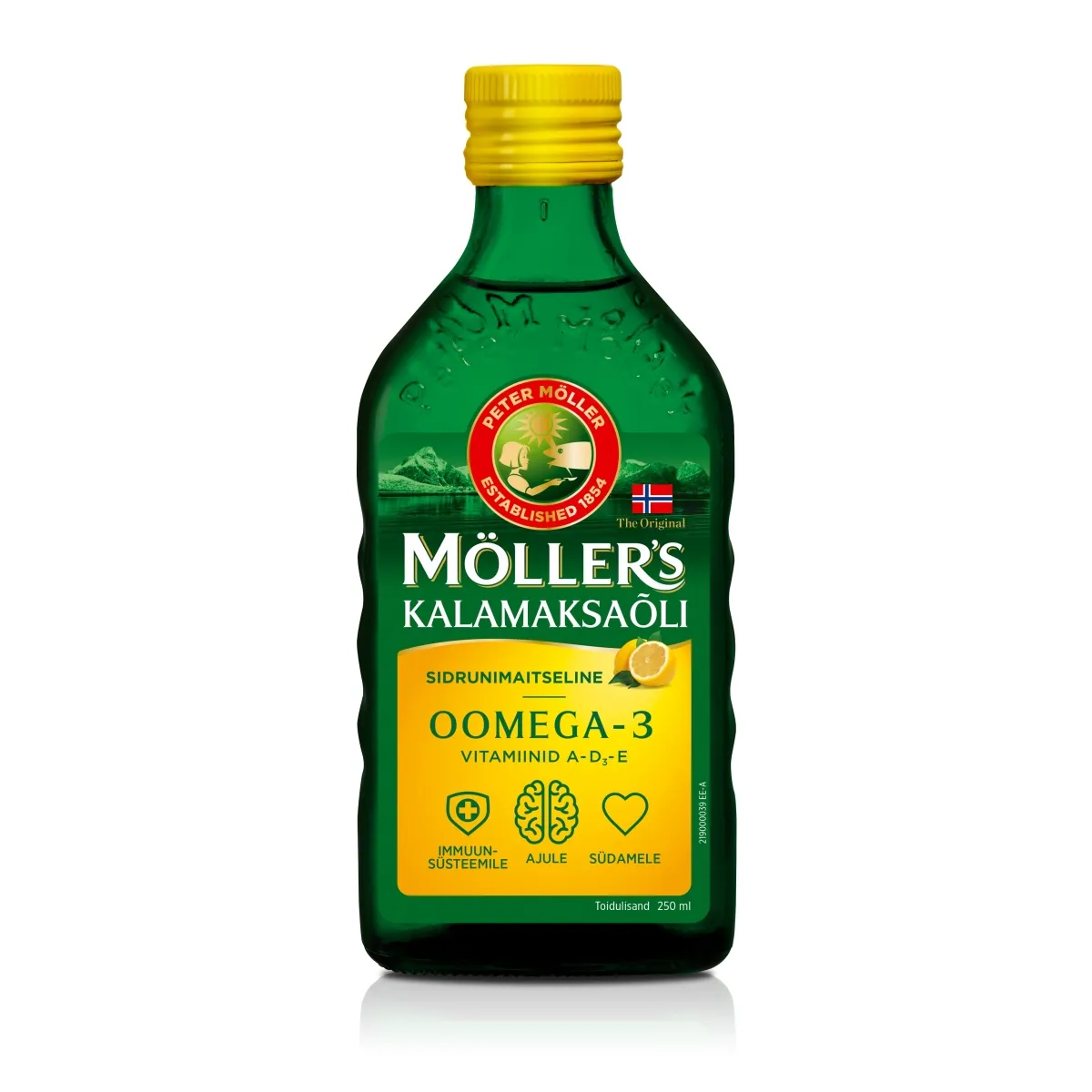 MÖLLERI KALAMAKSAÕLI (SIDRUNIMAITSELINE) 250ML - Tootepilt
